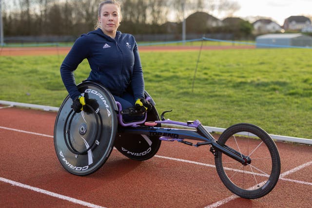 <p>Hannah Cockroft is eyeing up a ParalympicsGB one-two-three in Paris</p>