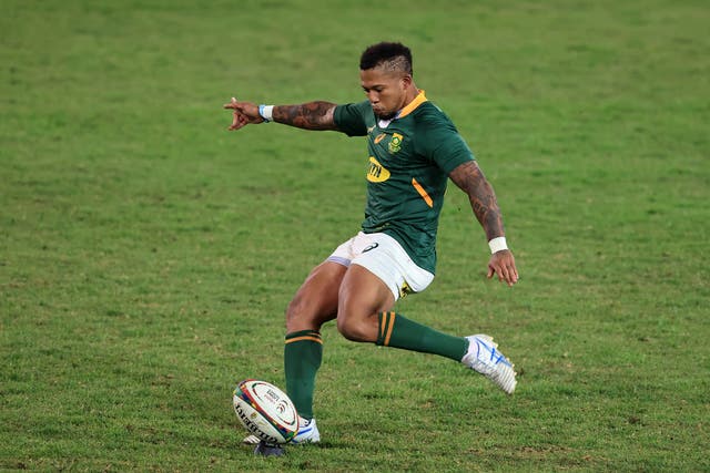 <p>Elton Jantjies won the last of his 46 South Africa caps in 2022 </p>