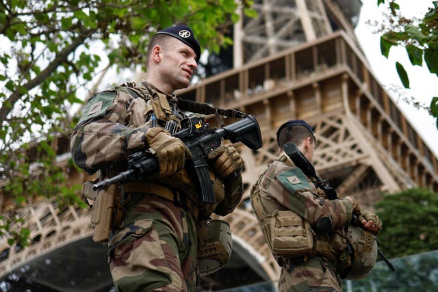 <p>The military will be deployed to ensure safety during the Paris 2024 opening ceremony </p>